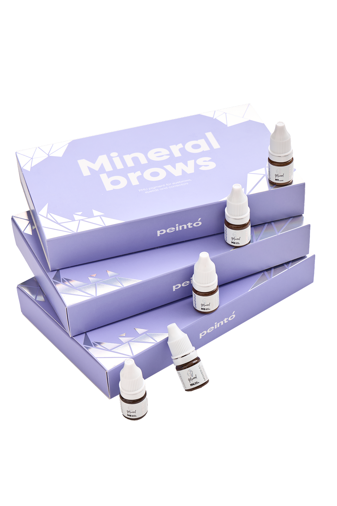 PEINTO წარბის პიგმენტების სეტი Brow Pigment Set